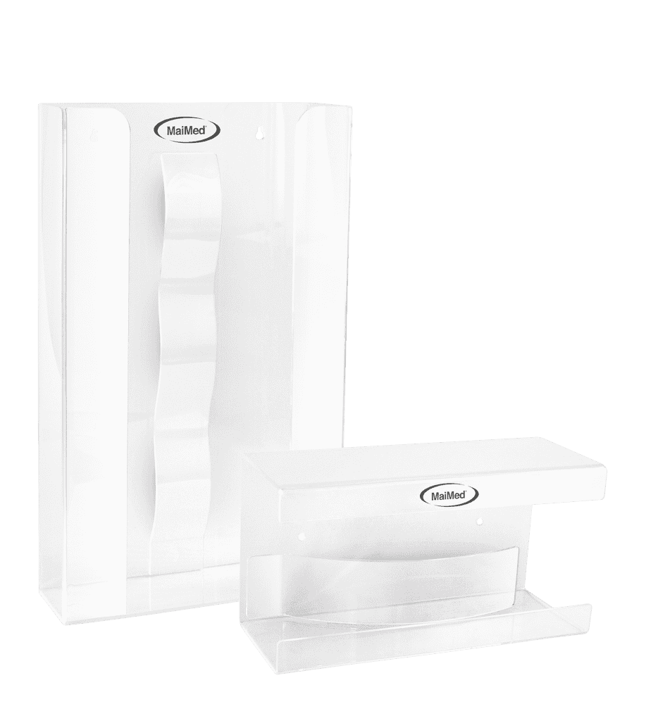 MaiMed® - Wandhalter aus Acryl mit Feder