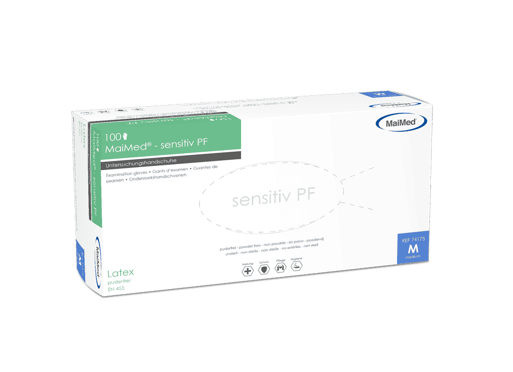 MaiMed® - sensitiv PF Latexhandschuh