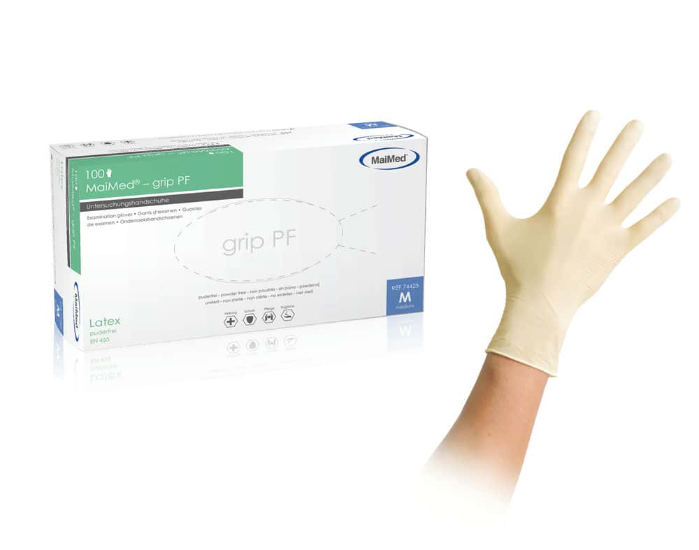 MaiMed® - grip PF Latexhandschuh