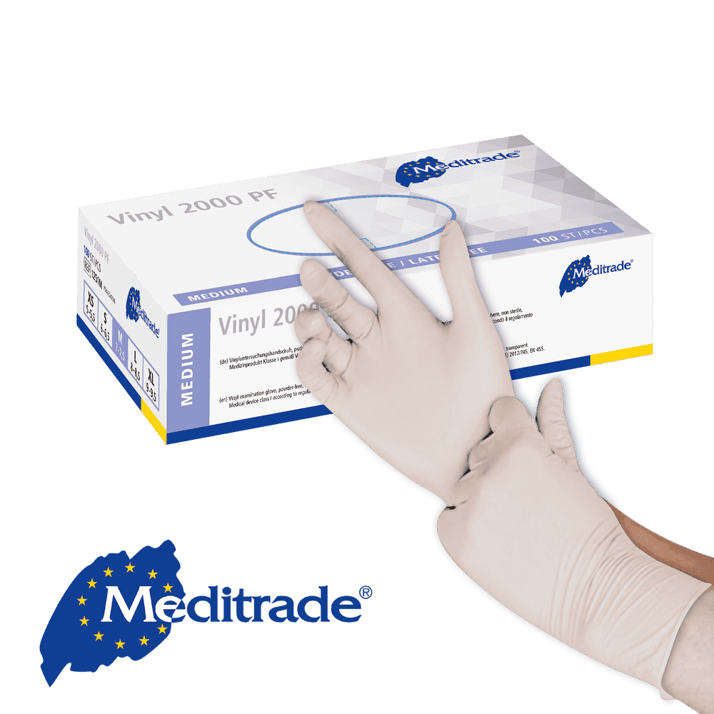 Meditrade Vinyl 2000 PF Vinylhandschuh