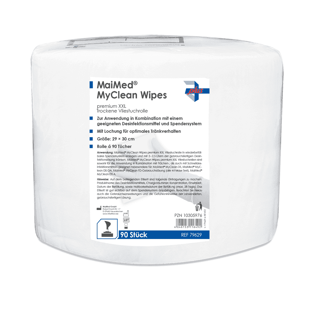 MaiMed® MyClean Wipes Premium - Trockene Vliestuchrolle