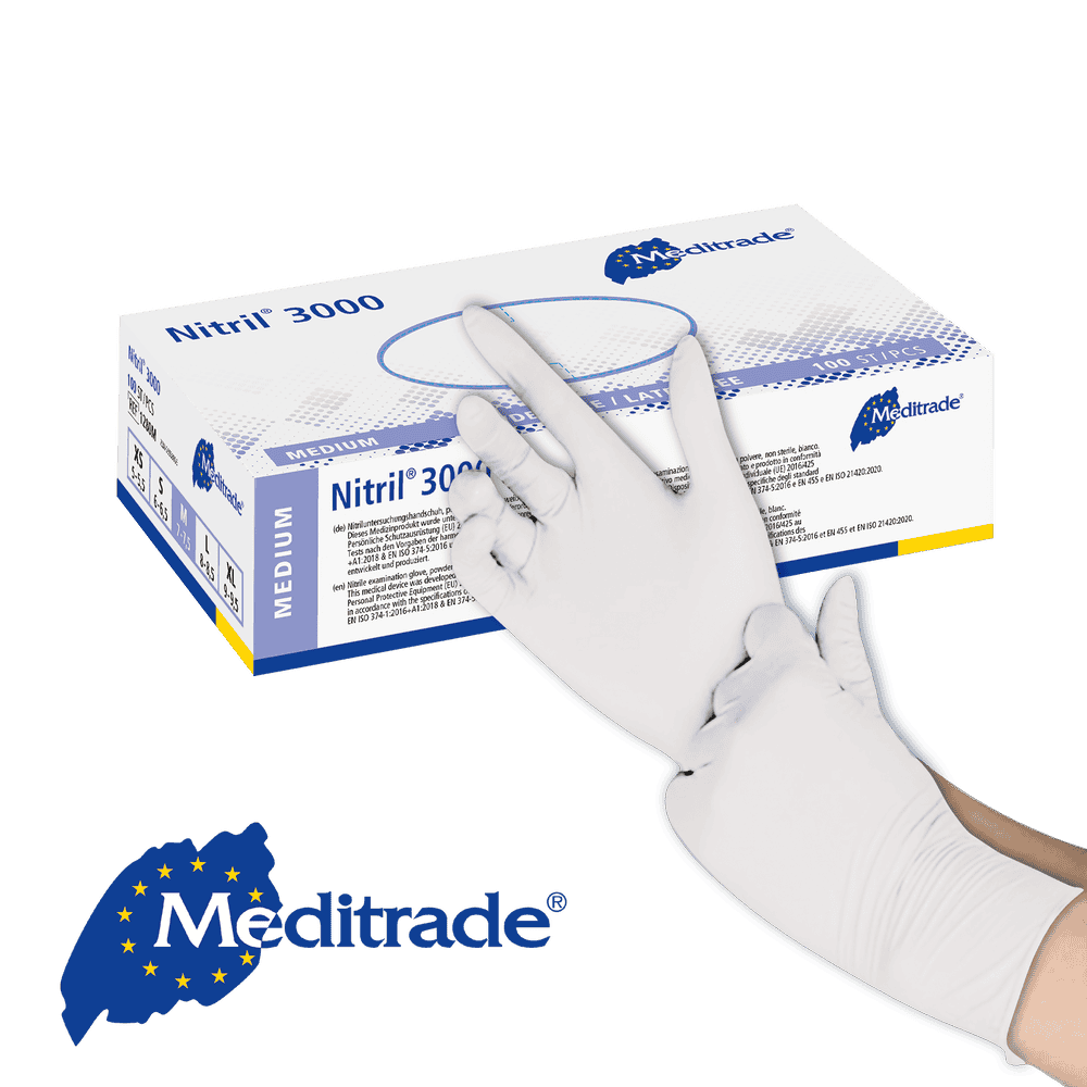 Meditrade® Nitril 3000 Nitrilhandschuh