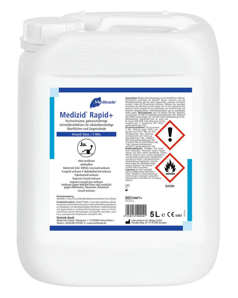 Medizid® Rapid+ Schnelldesinfektion