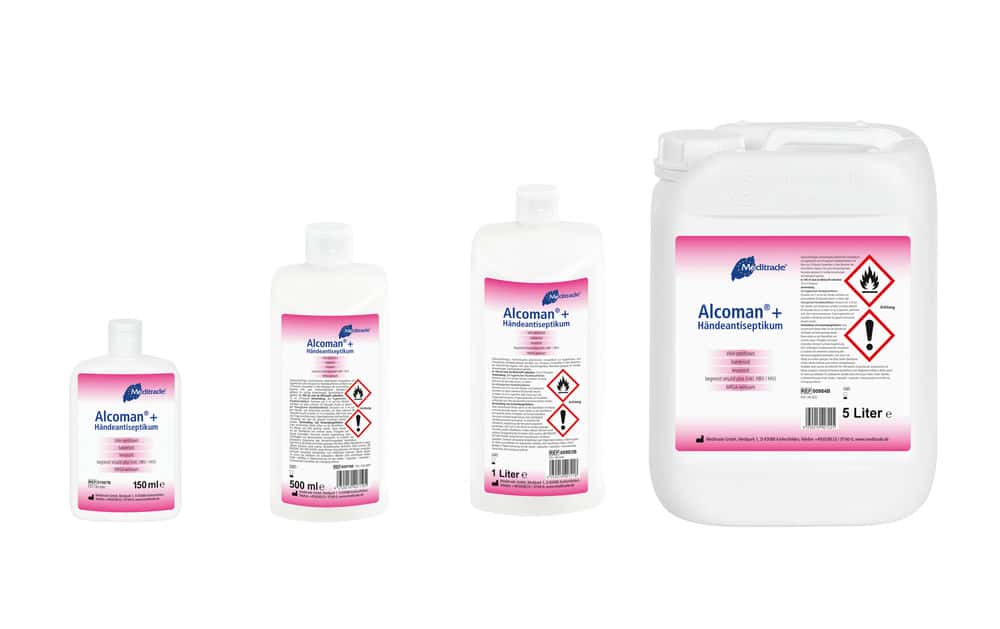 ALCOMAN® + Händedesinfektionsmittel Biozid