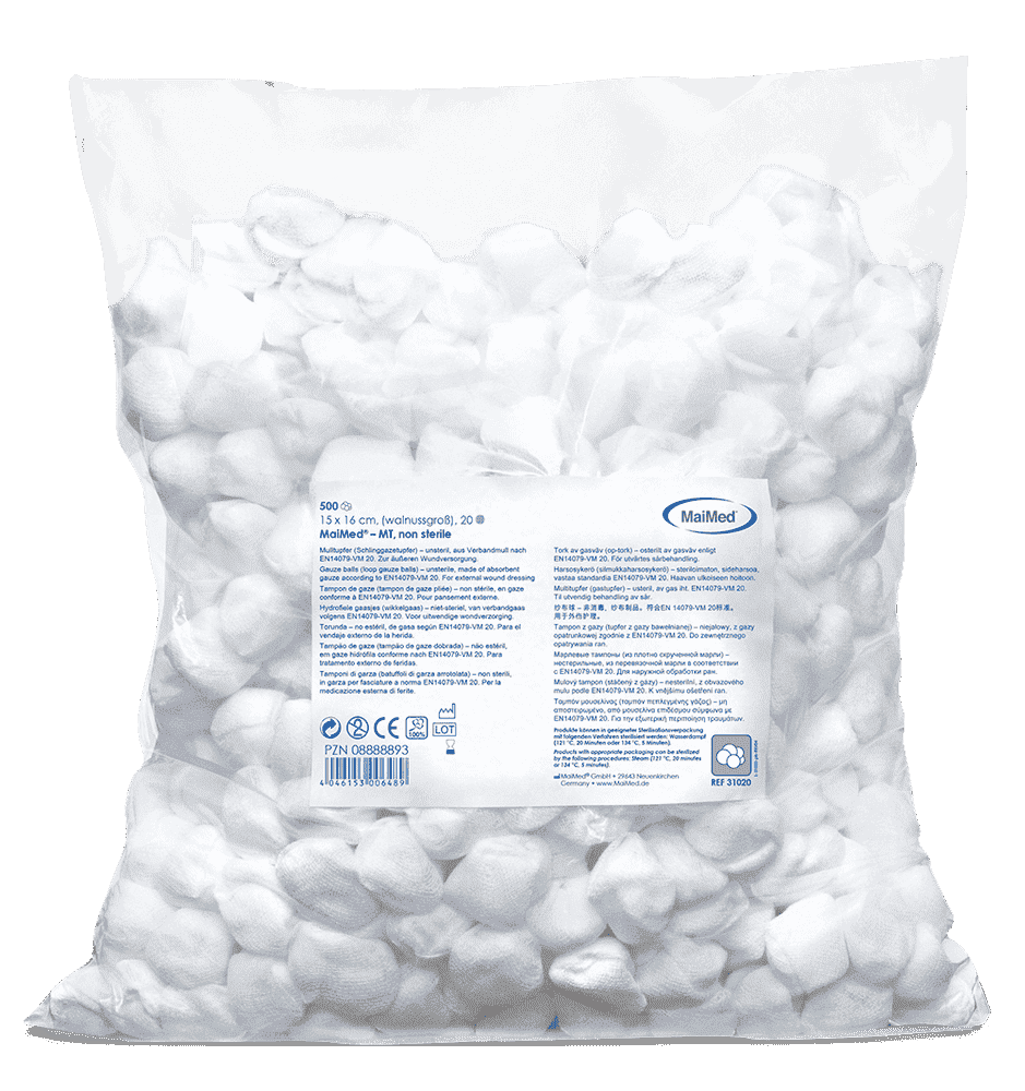 MaiMed® – Mulltupfer Unsteril 500 Stück