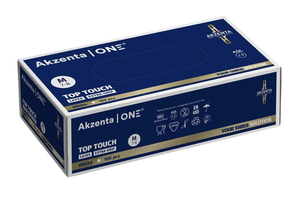 Top Touch PLUS Extra Grip Latexhandschuh